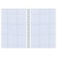 Тетрадь А4, 96 л., ОФИСМАГ, гребень, клетка, обложка картон, ОДНОТОННАЯ, 402794