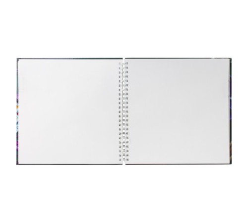 Скетчбук, белая бумага 120 г/м2, 210х210 мм, 60 л., гребень, 