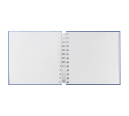 Скетчбук, белая бумага 120 г/м2, 170х170 мм, 80 л., гребень, 