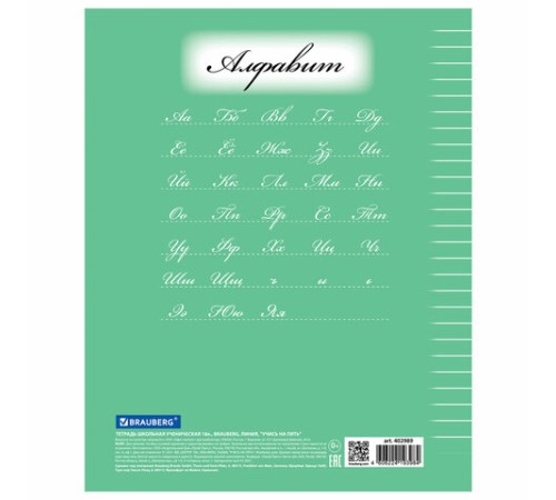 Тетрадь 18 л. BRAUBERG ЭКО 
