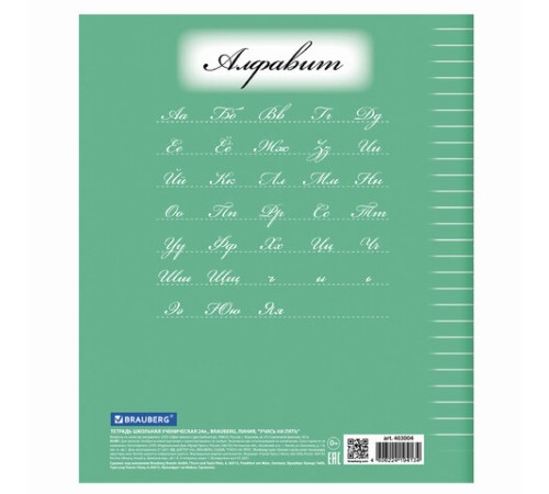 Тетрадь 24 л. BRAUBERG ЭКО 