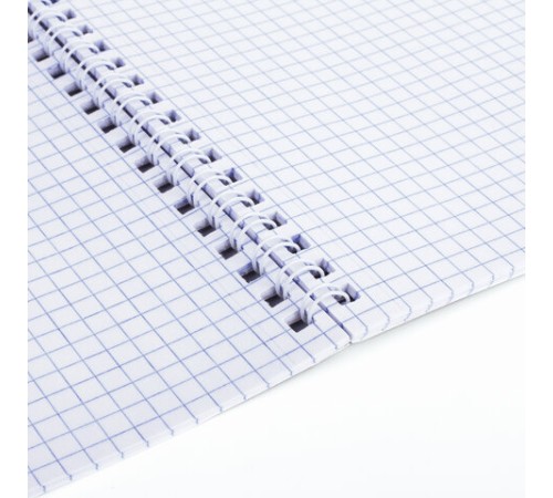 Тетрадь А5, 48 л., BRAUBERG, гребень, клетка, обложка картон, АБСТРАКЦИЯ, 403053