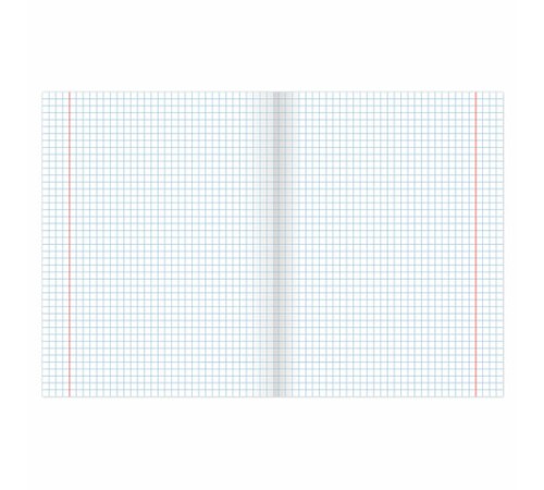 Тетрадь А5, 96 л., BRAUBERG, скоба, клетка, обложка картон, КОСМОС, 403059