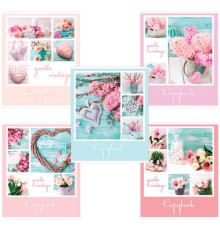 Тетрадь А5, 96 л., BRAUBERG, скоба, клетка, обложка картон, ПАСТЕЛЬ, 403066