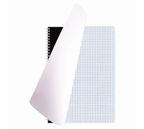 Тетрадь А4, 96 л., BRAUBERG, гребень, клетка, обложка картон, КРАСИВЫЕ ЦВЕТЫ, 403072