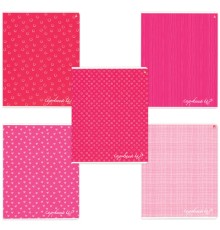 Тетрадь А5, 48 л., АЛЬТ, скоба, клетка, глянцевый лак, 