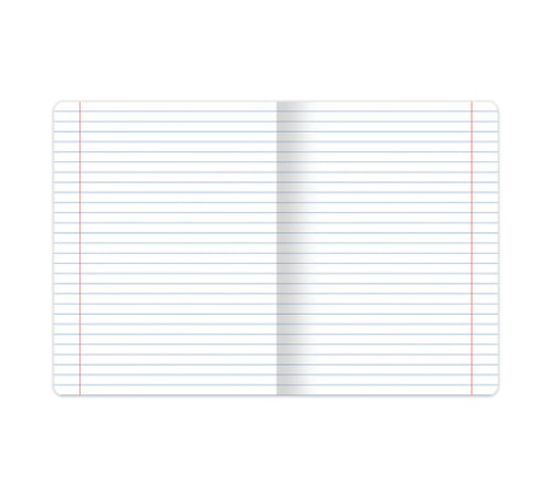 Тетрадь А5, 48 л., АЛЬТ, скоба, линия, выборочный лак, 