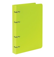 Тетрадь на кольцах А5 160х215 мм, 80 л., пластик, клетка, BRAUBERG, 