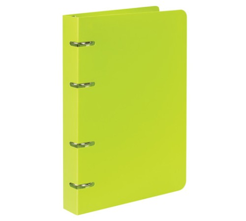 Тетрадь на кольцах А5 160х215 мм, 80 л., пластик, клетка, BRAUBERG, 