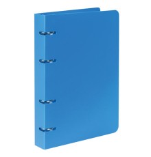 Тетрадь на кольцах А5 160х215 мм, 80 л., пластик, клетка, BRAUBERG, 