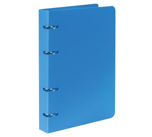 Тетрадь на кольцах А5 160х215 мм, 80 л., пластик, клетка, BRAUBERG, 