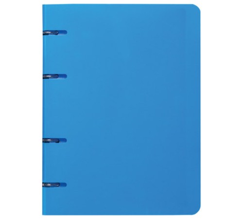 Тетрадь на кольцах А5 160х215 мм, 80 л., пластик, клетка, BRAUBERG, 