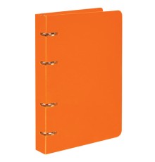 Тетрадь на кольцах А5 160х215 мм, 80 л., пластик, клетка, BRAUBERG, 