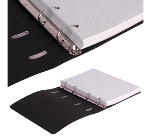 Сменный блок для тетради на кольцах, А5, 120 л., BRAUBERG, 