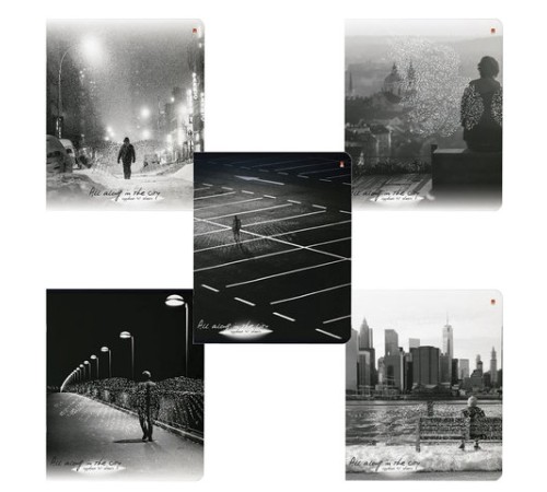 Тетрадь А5 48 л. АЛЬТ скоба, клетка, глянцевый лак, бумага 65 г/м2, 