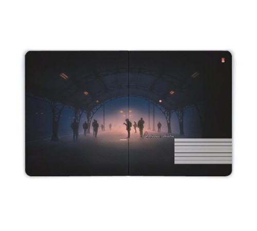 Тетрадь А5 48 л. АЛЬТ скоба, клетка, глянцевый лак, бумага 65 г/м2, 