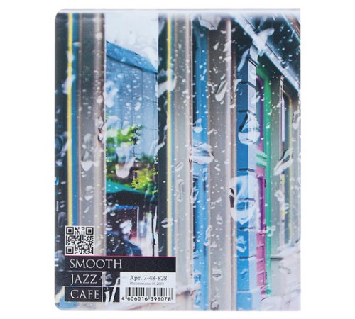 Тетрадь А5 48 л. АЛЬТ скоба, клетка, фольга, гибридный лак, бумага 70 г/м2, 