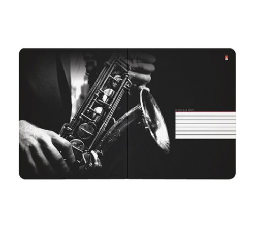 Тетрадь А5 48 л. АЛЬТ скоба, клетка, фольга, гибридный лак, бумага 70 г/м2, 