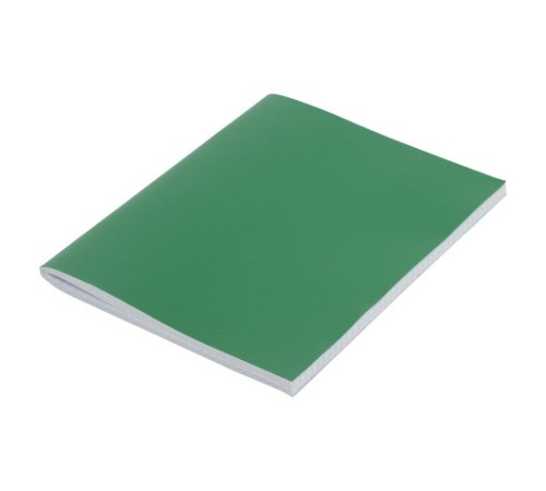 Тетрадь бумвинил, А4, 96 л., скоба, офсет №1, клетка, STAFF, ЗЕЛЕНЫЙ, 403409