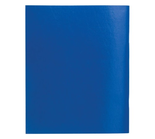 Тетрадь бумвинил, А4, 96 л., скоба, офсет №1, линия, STAFF, СИНИЙ, 403411