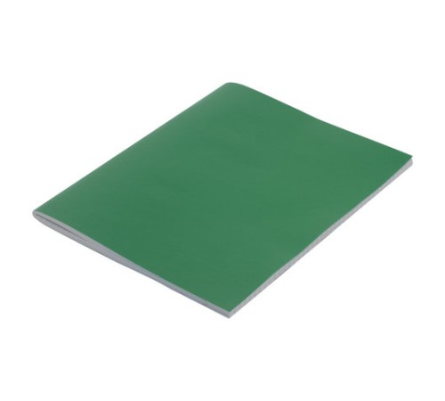 Тетрадь бумвинил, А5, 48 л., скоба, офсет №2 ЭКОНОМ, клетка, с полями, STAFF, ЗЕЛЕНЫЙ, 403412