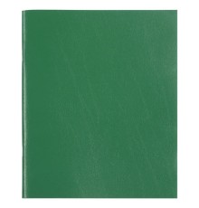 Тетрадь бумвинил, А5, 48 л., скоба, офсет №1, клетка, с полями, STAFF, ЗЕЛЕНЫЙ, 403413