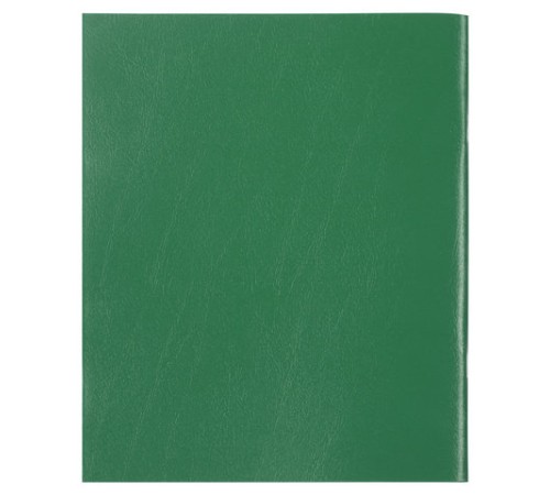 Тетрадь бумвинил, А5, 48 л., скоба, офсет №1, клетка, с полями, STAFF, ЗЕЛЕНЫЙ, 403413