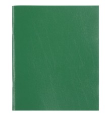 Тетрадь бумвинил, А5, 96 л., скоба, офсет №2 ЭКОНОМ, клетка, с полями, STAFF, ЗЕЛЕНЫЙ, 403416