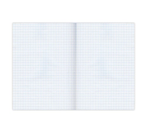 Тетрадь бумвинил, А4, 96 л., скоба, офсет №1, клетка, STAFF, БОРДОВЫЙ, 403420