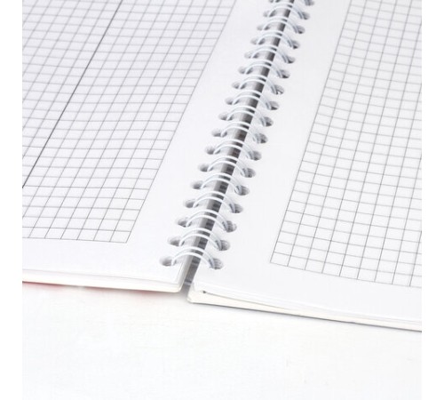 Тетрадь-словарь для записи английских слов А5 48 л., гребень, клетка, BRAUBERG, справка, 403564