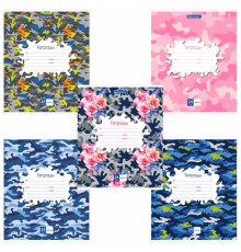 Тетрадь 24 л. BRAUBERG клетка, обложка картон, 