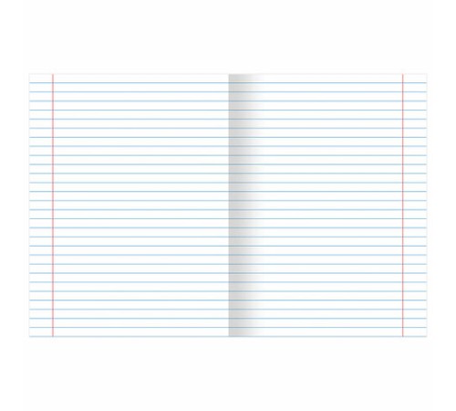 Тетрадь 24 л. BRAUBERG линия, обложка картон, 