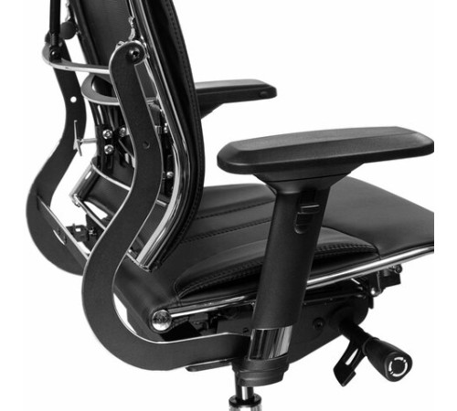 Кресло МЕТТА "Move" B2-10D, 2D-спинка, 3D-подголовник, 4D-подлокотники, экокожа, черное Кресло МЕТТА "Move" B2-10D, 2D-спинка, 3D-подголовник, 4D-подлокотники, экокожа, черное