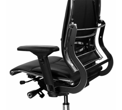 Кресло МЕТТА "Move" B2-10D, 2D-спинка, 3D-подголовник, 4D-подлокотники, экокожа, черное Кресло МЕТТА "Move" B2-10D, 2D-спинка, 3D-подголовник, 4D-подлокотники, экокожа, черное