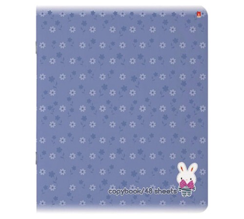 Тетрадь А5 48 л. АЛЬТ скоба, клетка, Soft Touch, 