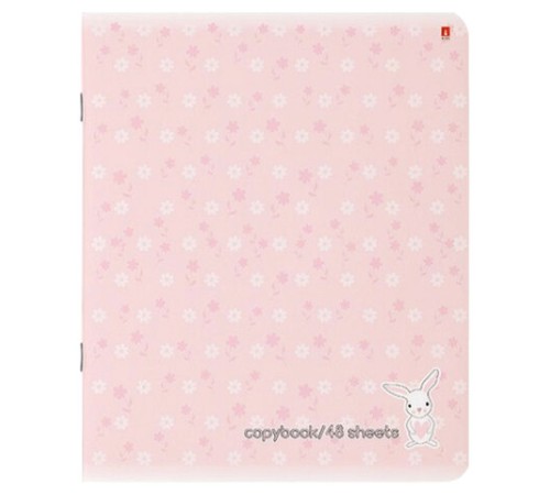 Тетрадь А5 48 л. АЛЬТ скоба, клетка, Soft Touch, 