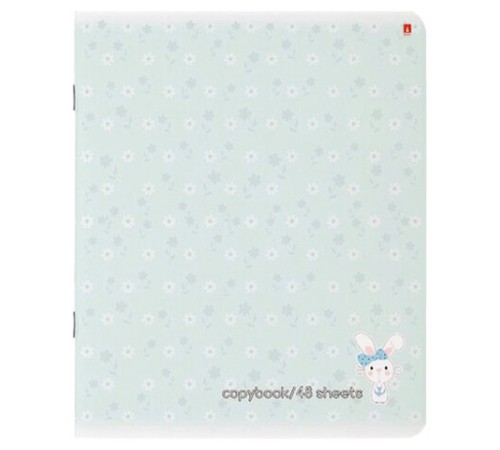 Тетрадь А5 48 л. АЛЬТ скоба, клетка, Soft Touch, 