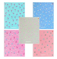 Тетрадь А5 48 л. АЛЬТ гребень, клетка, глянцевая ламинация, 