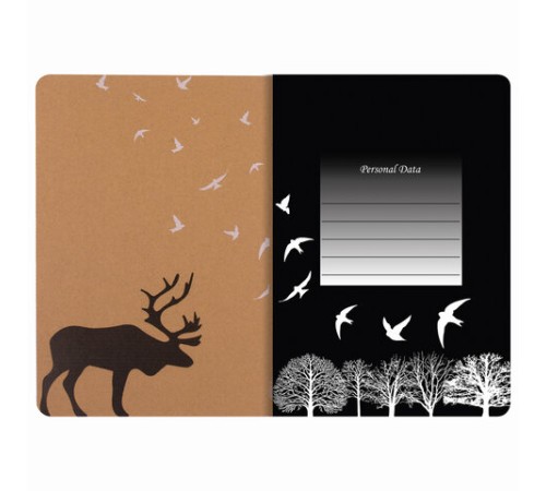 Тетрадь 40 л. в клетку обложка КРАФТ, бежевая бумага 70 г/м2, сшивка, А5 (147х210 мм), NATURE, BRAUBERG, 403758