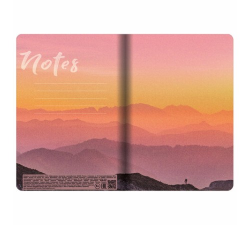 Тетрадь 40 л. в клетку обложка SoftTouch, бежевая бумага 70 г/м2, сшивка, А5 (147х210 мм), ENJOY THE MOMENT, BRAUBERG, 403766