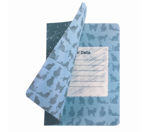 Тетрадь 40 л. в клетку обложка SoftTouch, бежевая бумага 70 г/м2, сшивка, А5 (147х210 мм), ВОЛК В ОЧКАХ, BRAUBERG, 403767