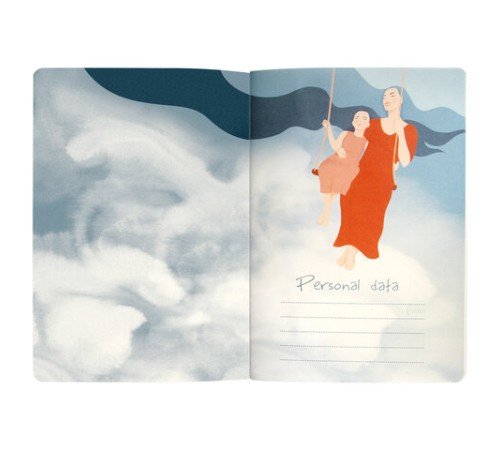 Тетрадь 40 л. в клетку обложка SoftTouch, бежевая бумага 70 г/м2, сшивка, А5 (147х210 мм), BEAUTIFUL DAY, BRAUBERG, 403772