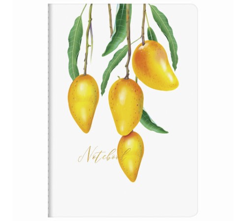 Тетрадь 40 л. в клетку обложка SoftTouch, фольга, бежевая бум. 70 г/м2, сшивка, А5 (147х210 мм), MANGO, BRAUBERG, 403783