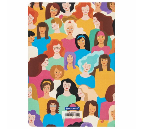 Тетради 40 л. в клетку обложка SoftTouch, НАБОР 3 шт., бежевая бумага 70 г/м2, сшивка, А5 (147х210 мм), JOY, BRAUBERG, 403791