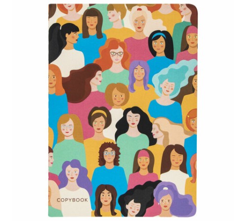 Тетради 40 л. в клетку обложка SoftTouch, НАБОР 3 шт., бежевая бумага 70 г/м2, сшивка, А5 (147х210 мм), JOY, BRAUBERG, 403791