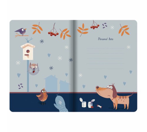 Тетради 40 л. в клетку обложка SoftTouch, НАБОР 3 шт., бежевая бумага 70 г/м2, сшивка, А5 (147х210 мм), PATTERN, BRAUBERG, 403792