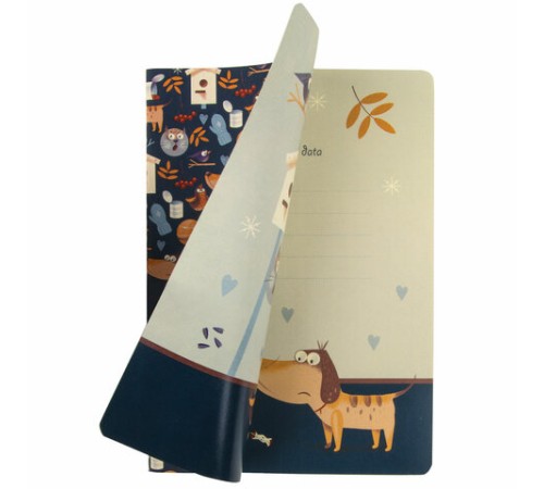 Тетради 40 л. в клетку обложка SoftTouch, НАБОР 3 шт., бежевая бумага 70 г/м2, сшивка, А5 (147х210 мм), PATTERN, BRAUBERG, 403792