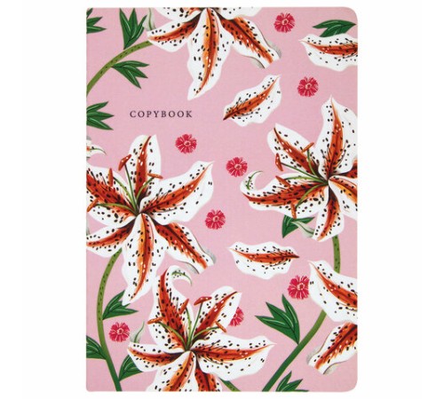 Тетради 40 л. в линию обложка SoftTouch, НАБОР 3 шт., бежевая бумага 70 г/м2, сшивка, А5 (147х210 мм), FLORA, BRAUBERG, 403798