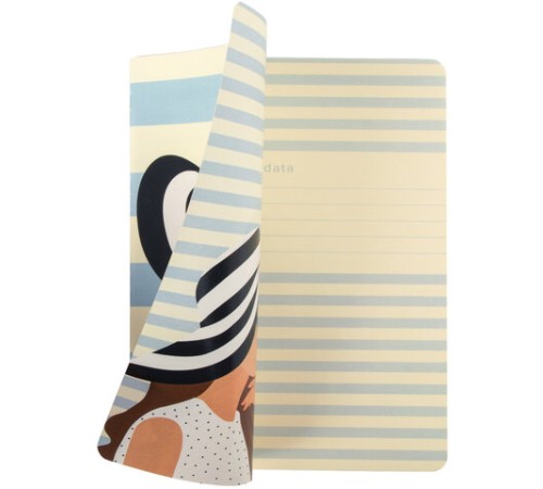 Тетрадь 40 л. в точку обложка SoftTouch, бежевая бумага 70 г/м2, сшивка, А5 (147х210 мм), БЛАЖЕНСТВО, BRAUBERG, 403800