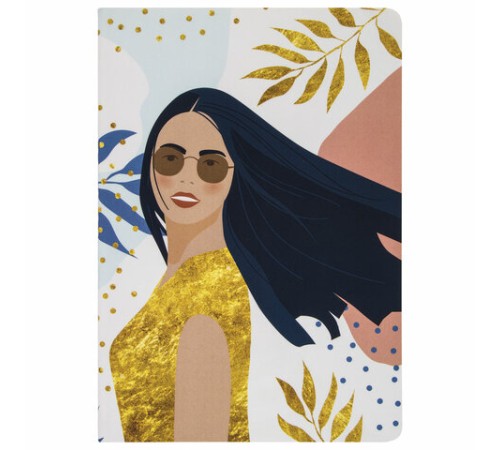 Тетради 40 л. в точку обложка SoftTouch, НАБОР 3 шт., бежевая бумага 70 г/м2, сшивка, А5 (147х210 мм), MEMORIES,BRAUBERG, 403803